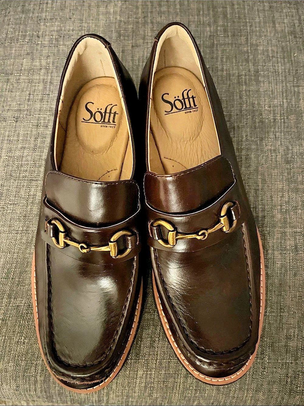 Sofft Prewitt Brown Bit Loafers